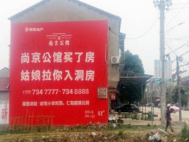 屏南墙体广告在乡镇、农村市场的媒体优势