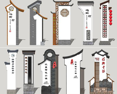 屏南美丽乡村标识标牌有哪些分类？