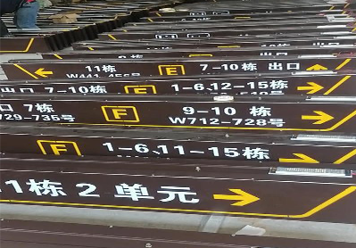 屏南广告标识中，常见的几种安装方式。